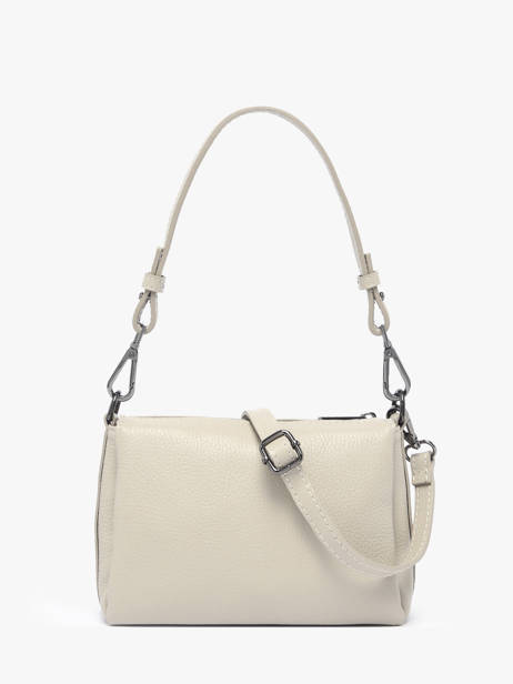 Cross Body Tas Caviar Leder Milano Beige caviar CA25065 ander zicht 4